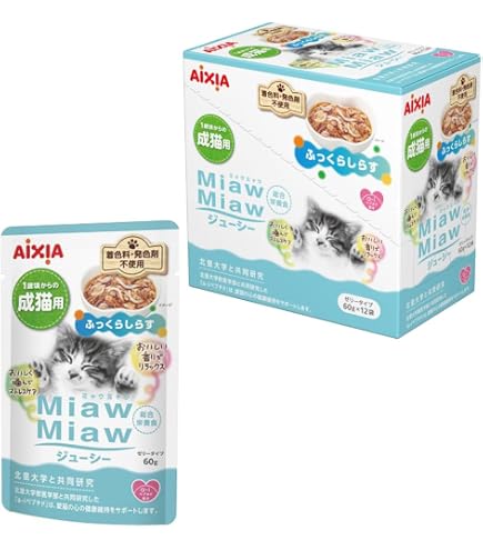 Amazon.co.jp: キャットフード ウェット アイシア ミャウミャウ パウチ